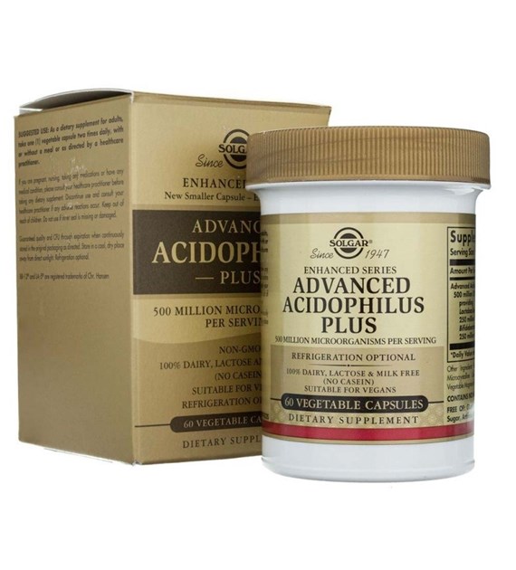 SOLGAR Advanced Acidophilus Plus (60 caps)
