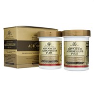 SOLGAR Advanced Acidophilus Plus - Jelitowa flora bakteryjna (120 kaps.)