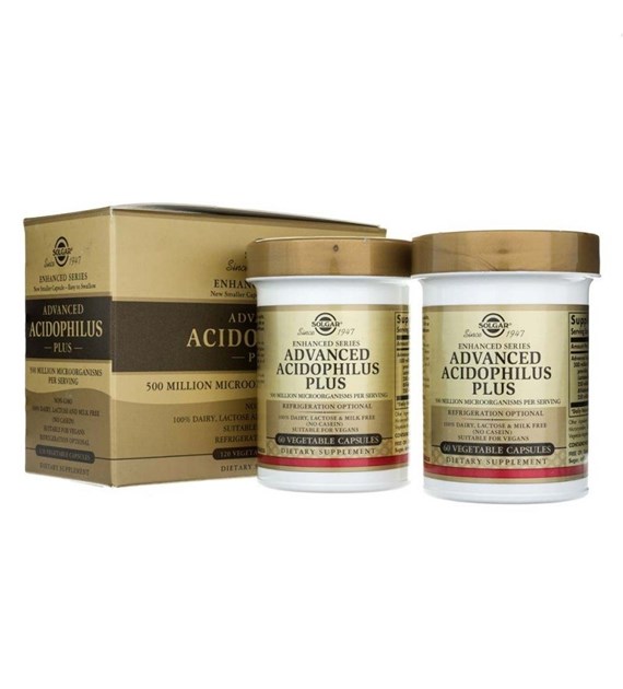 SOLGAR Advanced Acidophilus Plus (120 caps)
