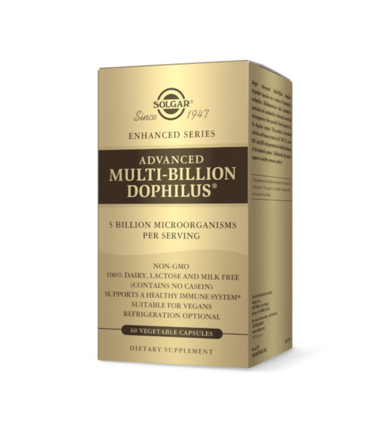 SOLGAR Advanced Multi-Billion Dophilus (60 kaps.)