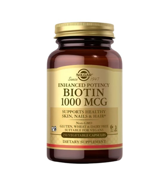 SOLGAR Biotin 1000 mcg (250 caps)