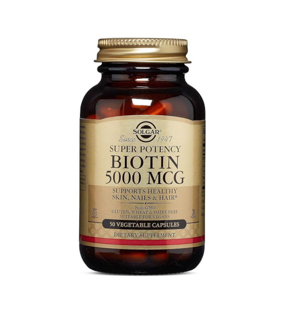 SOLGAR Biotin 5000 mcg - Biotyna 5000 mcg (50 kaps.)