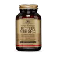 SOLGAR Biotin, 5000 mcg (100 caps)
