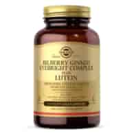 SOLGAR Bilberry Ginkgo Eyebright Complex plus Lutein (60 caps)