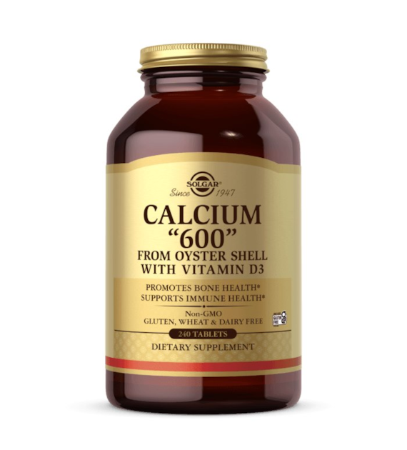 SOLGAR Calcium 600 from Oyster Shell with Vitamin D3 (240 tabl.)