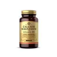SOLGAR Calcium Magnesium with Vitamin D3 - Wapń, Magnez z witaminą D3 (150 tabl.)