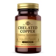 SOLGAR Chelated Copper - Miedź Chelat (100 tabl.)