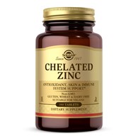 SOLGAR Chelated Zinc - Cynk Chelat (100 tabl.)
