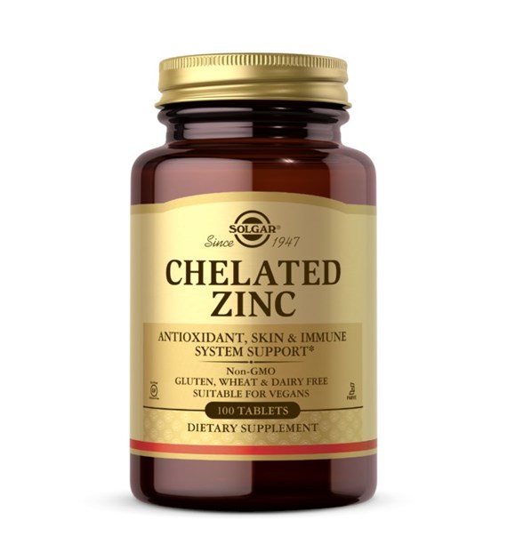 SOLGAR Chelated Zinc (100 tabs)
