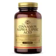 SOLGAR Cinnamon Alpha Lipoic Acid (60 tabs)