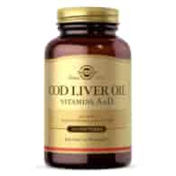 SOLGAR Cod Liver Oil - Vitamins A&D (100 caps)