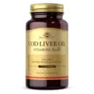 SOLGAR Cod Liver Oil - Vitamins A&D (250 caps)