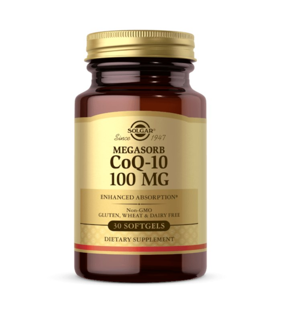 SOLGAR Megasorb CoQ-10 100 mg - Koenzym Q10 - Kaneka 100 mg (30 kaps.)