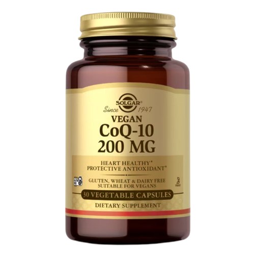 SOLGAR Vegetarian CoQ-10 200 mg (30 kaps.)
