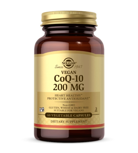 SOLGAR Vegan CoQ-10 200 mg - Koenzym Q10 200 mg (60 kaps.)