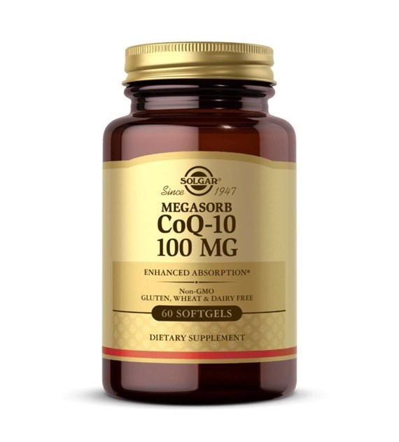 SOLGAR Megasorb CoQ10, 100 mg (60 caps)
