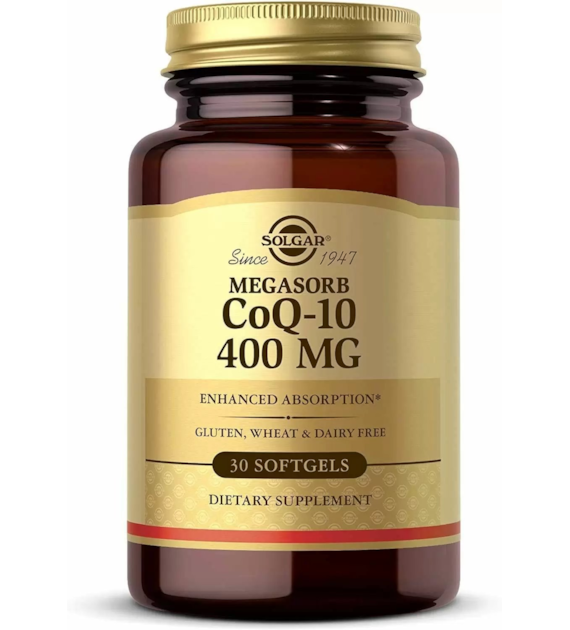 SOLGAR Megasorb CoQ-10 400 mg - Koenzym Q10 400 mg (30 kaps.)