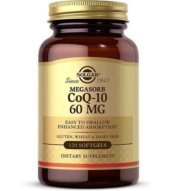 SOLGAR Megasorb CoQ-10 60 mg (120 sgels)