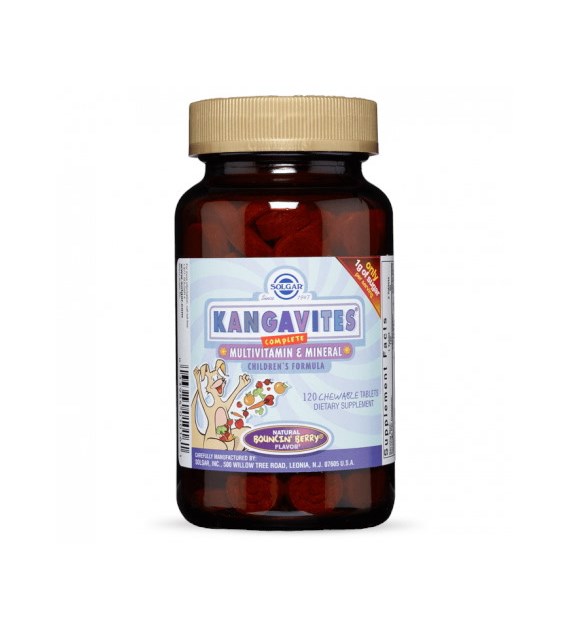 SOLGAR Kangavites - Vitamins and Minerals lonzegnes (120 tabs)