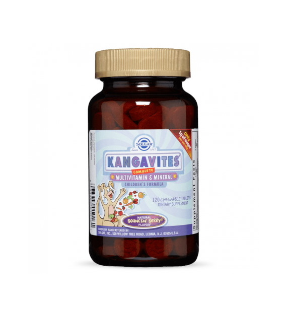 SOLGAR Kangavites - Vitamins and Minerals lonzegnes (120 tabs)