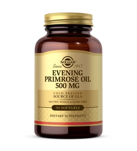 SOLGAR Evening Primrose Oil 500 mg - Olej z Wiesiołka 500 mg (90 kaps.)