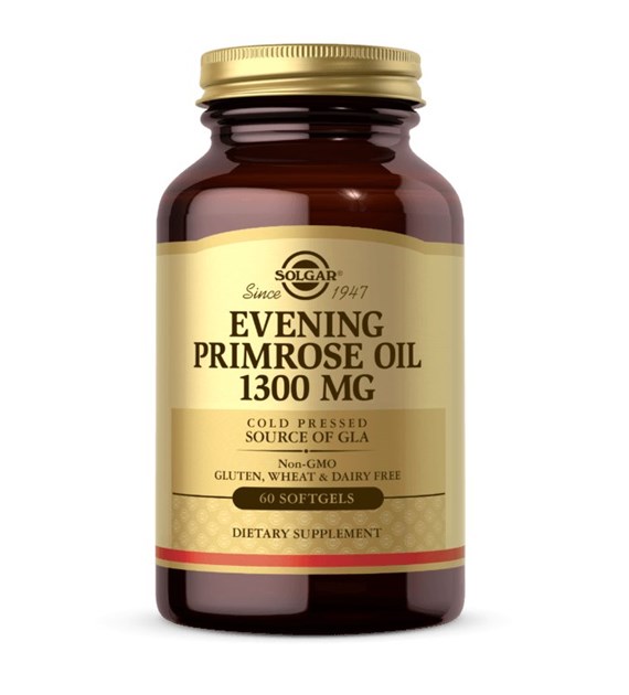 SOLGAR Evening Primrose Oil 1300 mg - Olej z Wiesiołka 1300 mg (60 kaps.)