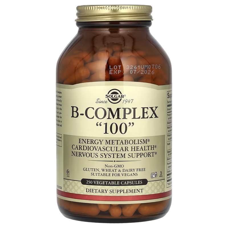 SOLGAR B-Complex 100 (250 kaps.)