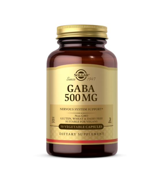 SOLGAR GABA, 500 mg (50 caps)