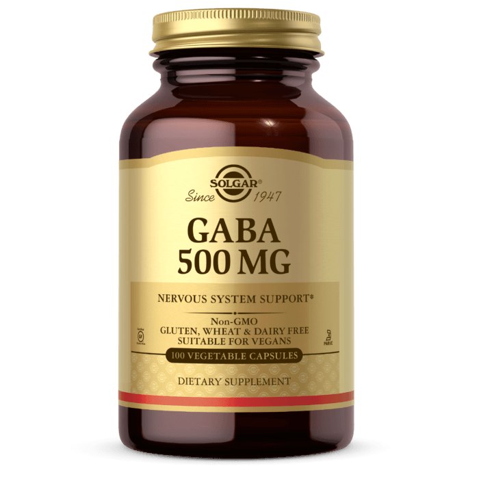 SOLGAR GABA, 500 mg (100 caps)