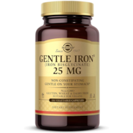 SOLGAR Gentle Iron, 25 mg (180 caps)
