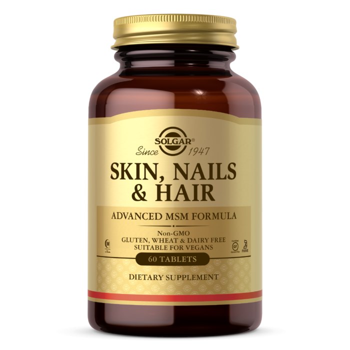 SOLGAR Skin, Hair, Nails Formula - Włosy, Skóra, Paznokcie (60 tabl.)