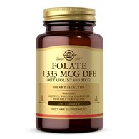 SOLGAR Folate (Metafolin) 800 mcg (100 tabl.)
