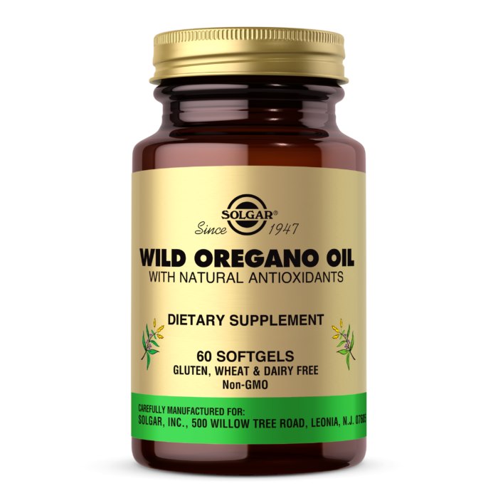 SOLGAR Wild Oregano Oil - Olej z dzikiego oregano (60 kaps.)