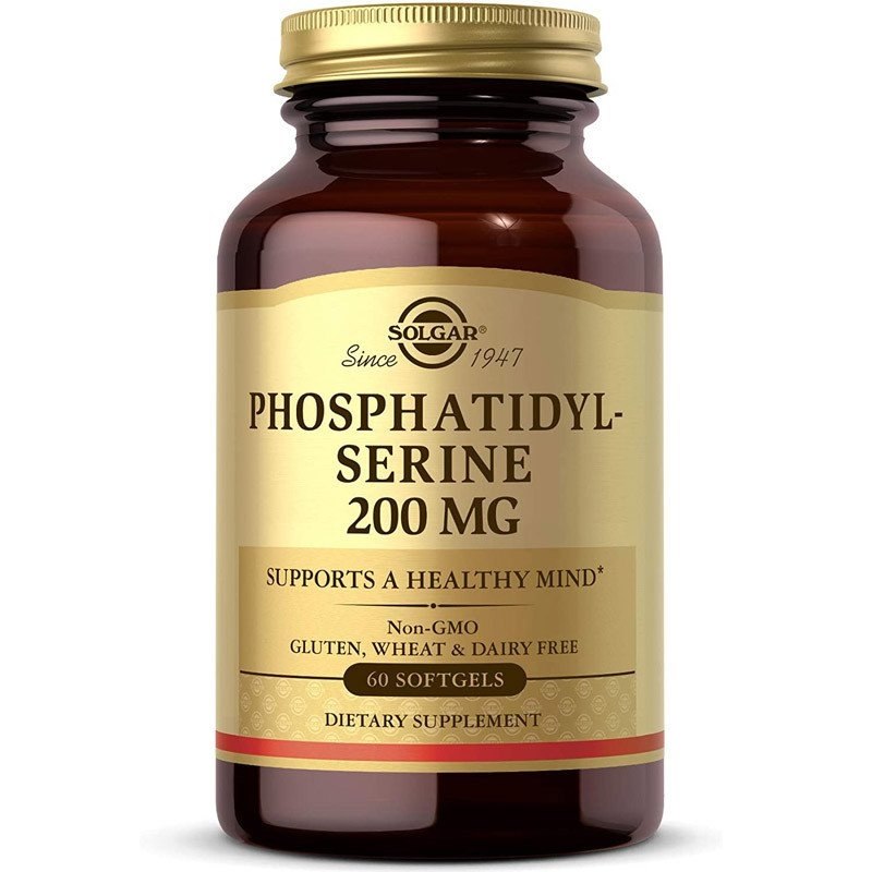 SOLGAR Phosphatidyl-Serine - Fosfatydyloseryna 200 mg (60 kaps.)
