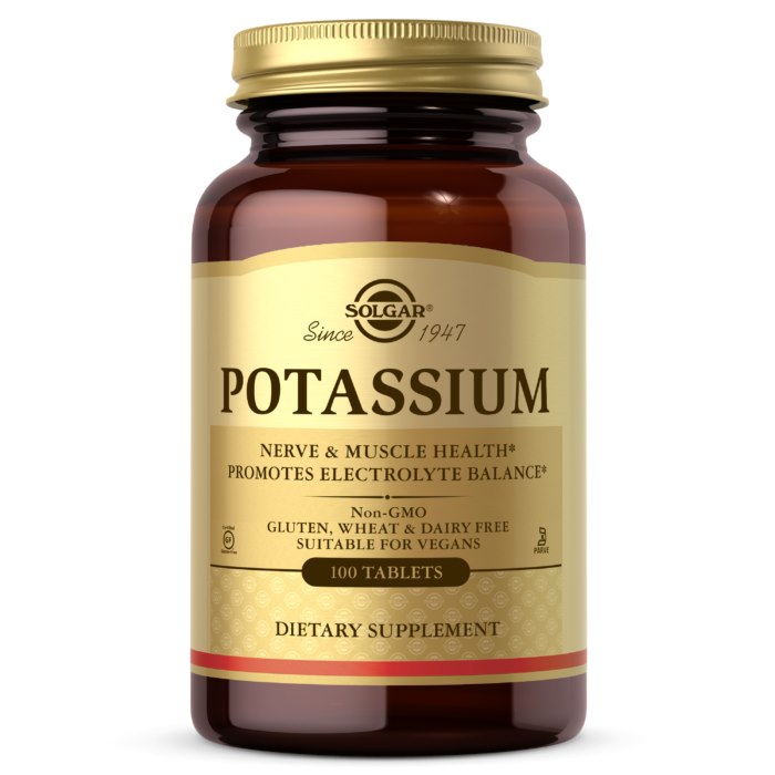 SOLGAR Potassium - Potas 99 mg (100 tabl.)