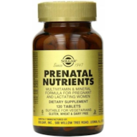 SOLGAR Prenatal Nutrients - Witaminy i minerały prenatalne (120 tabl.)