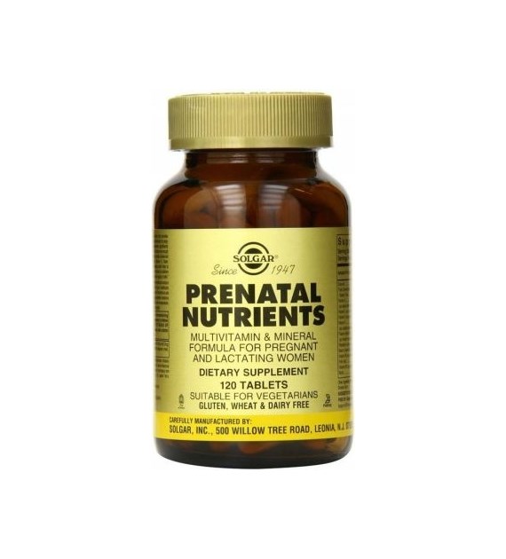 SOLGAR Prenatal Nutriens (120 tabs)