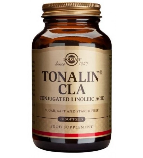 SOLGAR CLA - Tonalin 1300 mg  from Safflower Seed Oil (60 caps)