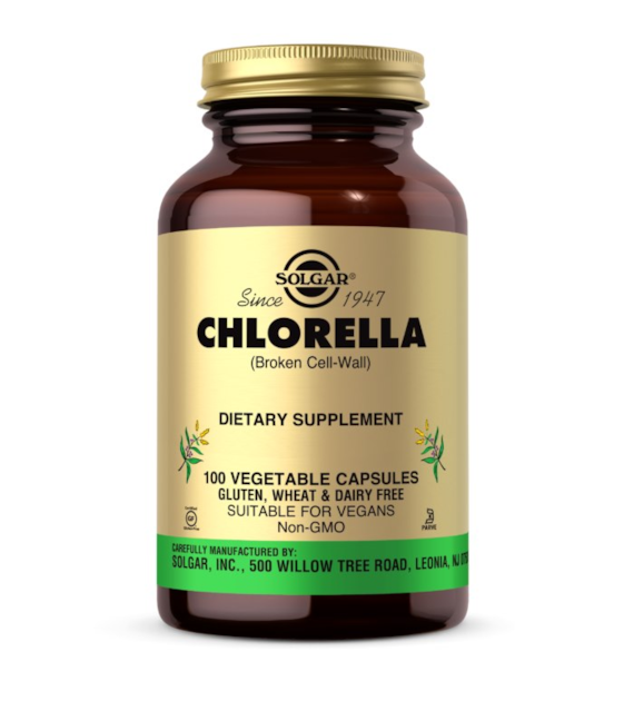 SOLGAR Chlorella 520 mg (100 kaps.)