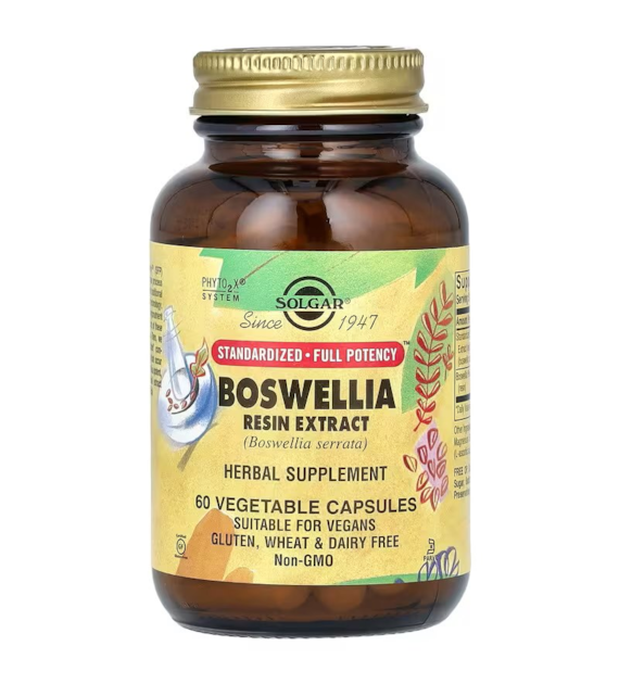SOLGAR Boswellia Resin Extract - Boswellia ekstrakt z żywicy (60 kaps.)