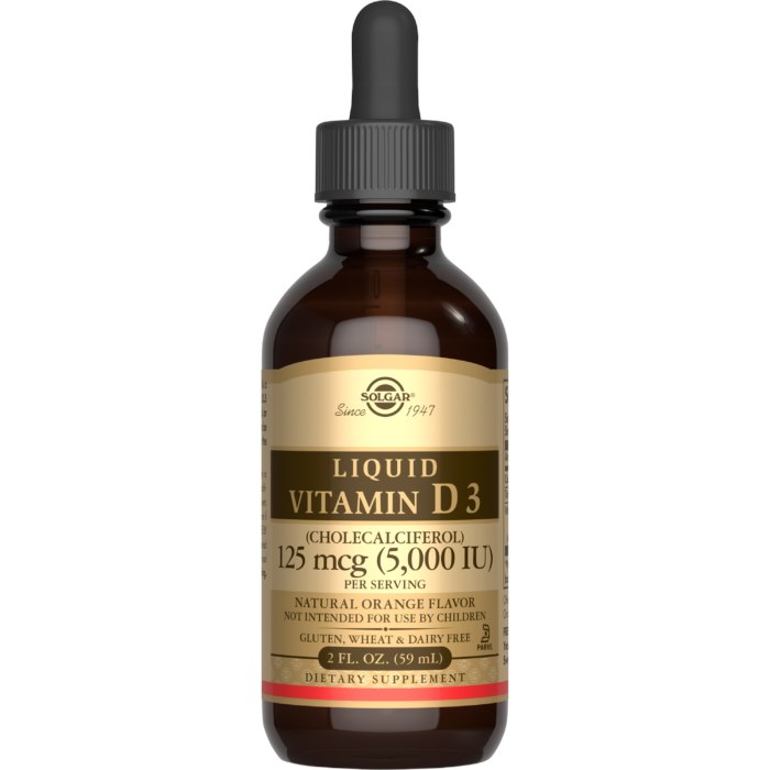 SOLGAR Liquid Vitamin D3 Cholecalciferol - Witamina D3 w płynie (59 ml)