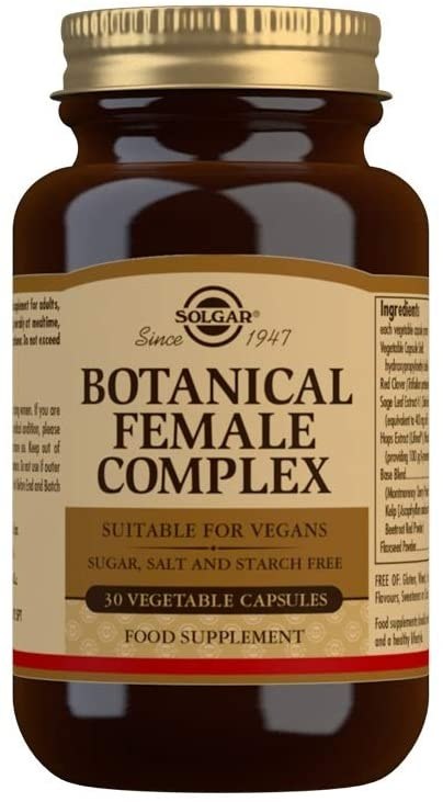 SOLGAR Botanical Female Complex - Botaniczny Kompleks dla Kobiet (30 kaps.)