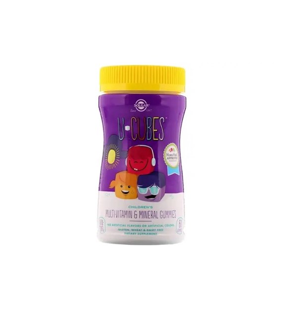 SOLGAR U-Cubes Multi-Vitamin & Minerals (60 gummies)