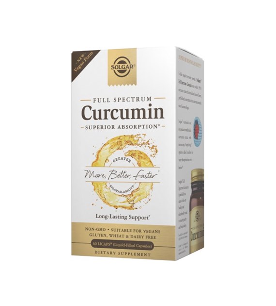 SOLGAR Curcumin Full Spectrum Vegan Form (60 caps)