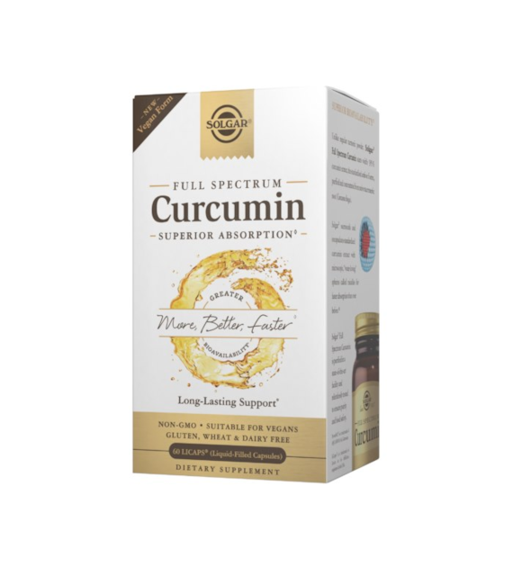 SOLGAR Curcumin Full Spectrum Vegan Form (60 kaps.)