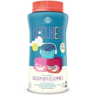 SOLGAR U-Cubes Calcium with D3 - Wapń z witaminą D3 dla dzieci (120 żelek)