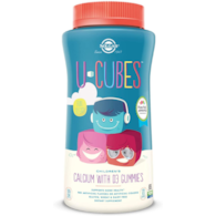 SOLGAR U-Cubes Calcium with D3 - Wapń z witaminą D3 dla dzieci (120 żelek)