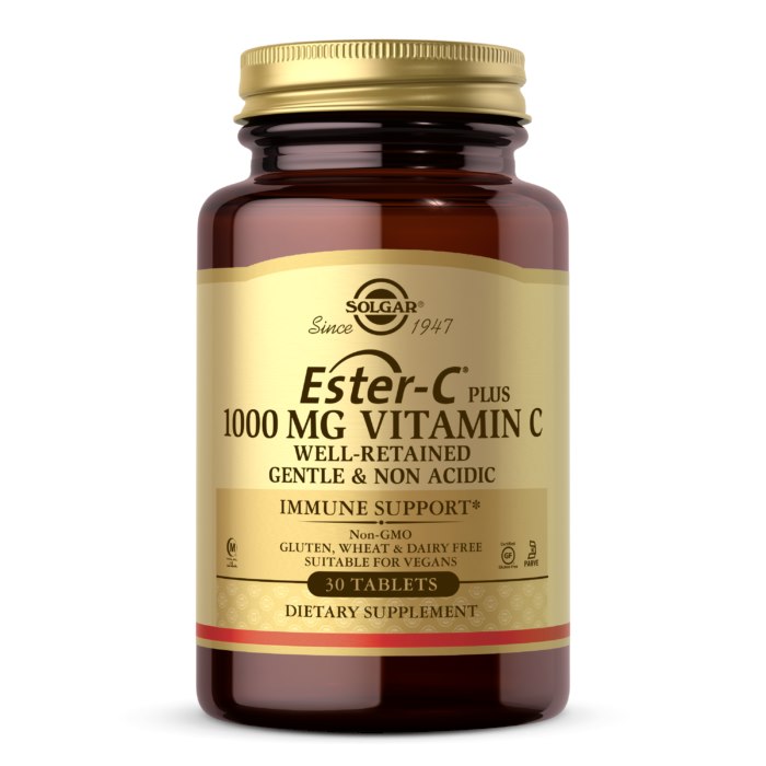 SOLGAR Ester C Plus - Witamina C 1000 mg (30 tabl.)