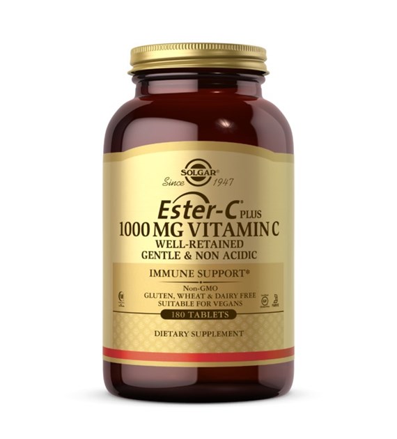 SOLGAR Ester C Plus - Witamina C 1000 mg (180 tabl.)