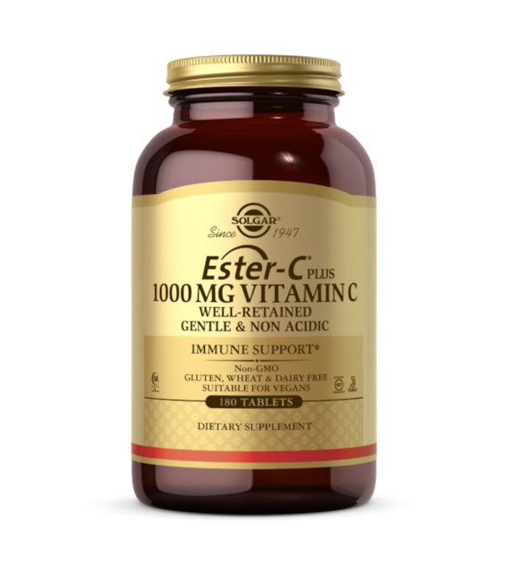 SOLGAR Ester C Plus - Witamina C 1000 mg (180 tabl.)